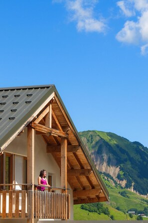 Exterior - 150m from resort center, swimming pool, sauna, balcony, tv, ski locker, 25-30m² (Saint-Sorlin-d'Arves)