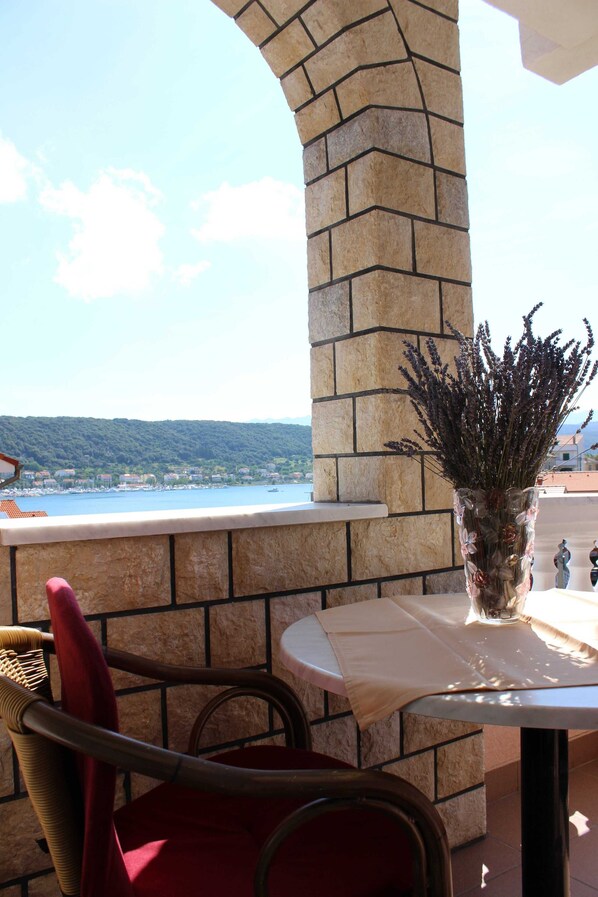 Double Room (Standard Double room with Balcony and) | View from property - Guest House Villa Anggela (Rab)