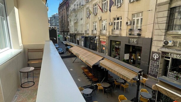 Apartment, 1 Bedroom, Smoking, Balcony | Outdoor dining - Terazije Central Apartment-promo (Belgrade)