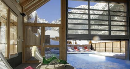 Remise en forme, piscine, sauna, tĂ©lĂ©vision, 70mÂČ, Saint Colomban des Villards