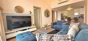 Departamento, 2 habitaciones, con acceso para personas discapacitadas, para fumadores | Sala de estar