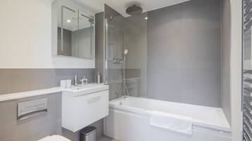 Free toiletries, hair dryer