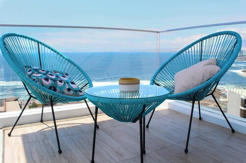 HOM | Depto Vista al Mar, Frente al Mall + Parking