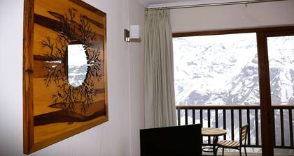 HOM I 1D1B en Valle Nevado Vista a la Cordillera