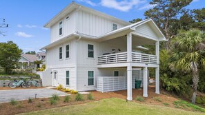 Exterior - Blue Mountain Beach Retreat | Pet-Friendly | Private Pool | 5 Bikes (Santa Rosa Beach)