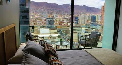 HOM | Estudio A pasos del Mall Plaza | Centro | Wifi