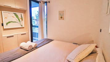 1 chambre, fer et planche Ă repasser, Wi-Fi, draps fournis