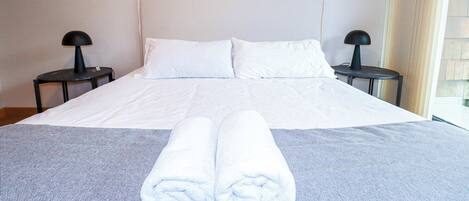 1 soverom, strykejern/-brett, wi-fi og sengetøy