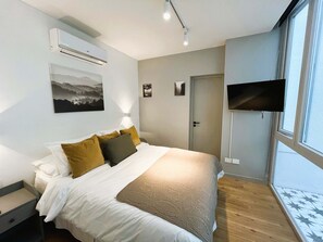 1 bedroom, iron/ironing board, WiFi, bed sheets - HOM I Wifi AirAcond Museos Restaurante Lastarria (Santiago)
