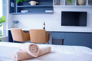 1 Schlafzimmer, Schreibtisch, Bügeleisen/Bügelbrett, WLAN