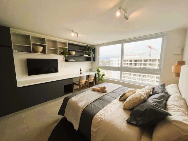 1 chambre, bureau, fer et planche Ă repasser, Wi-Fi