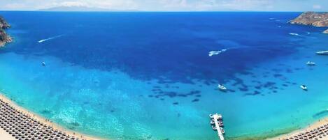 Liegestühle, Strandtücher