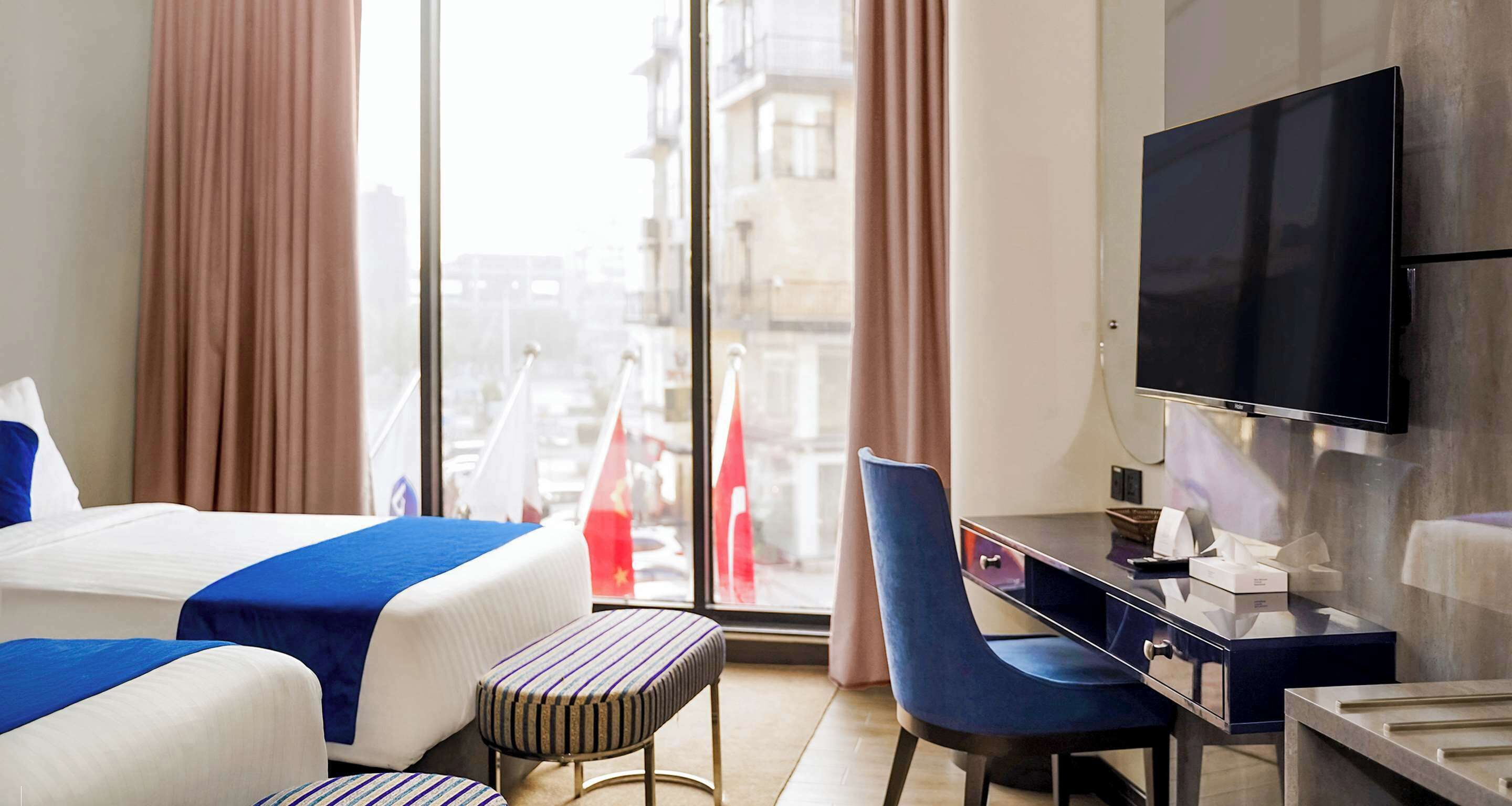 スタンダード ルーム シングルベッド 2 台 禁煙 | 防音設備、アイロン / アイロン台