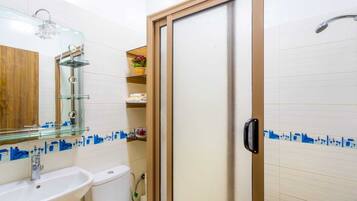 Towels, soap, toilet paper