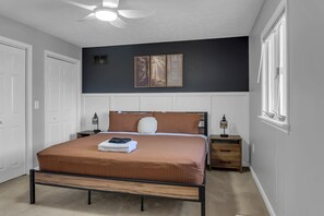 6 bedrooms, iron/ironing board, travel crib, WiFi