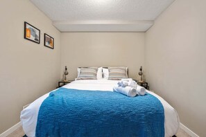 1 makuuhuone, silitysrauta/-lauta, vauvan matkasänky, Wi-Fi