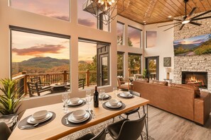 Dining - Unobstructed Mountain Views | Heated Indoor Pool (Sevierville)