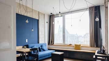 Familienapartment | Blick auf die Stadt