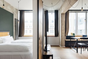 Apartment, 2 Schlafzimmer | Allergikerbettwaren, Zimmersafe, laptopgeeigneter Arbeitsplatz