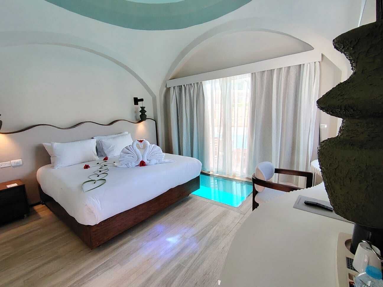 Bungalow, balkon, pemandangan danau | Tirai kedap cahaya, Wi-Fi gratis, dan seprai linen