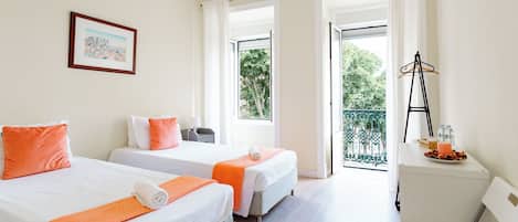 Comfort-Doppel- oder -Zweibettzimmer, Stadtblick | Kostenloses WLAN