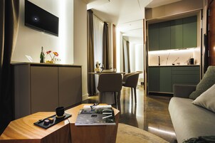 公寓, 阳台, 城市景观 | 起居区 | 平板电视