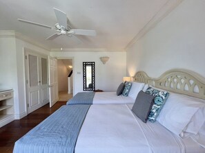 3 bedrooms, iron/ironing board, travel cot, WiFi
