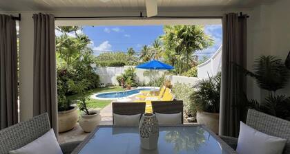 Stunning, Gated Villa opposite the best beach in Barbados with its own pool