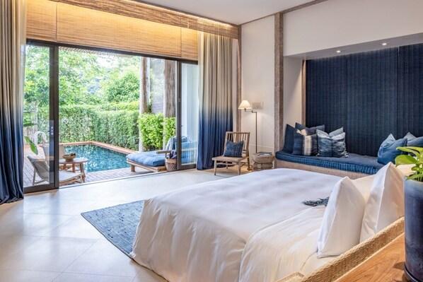 1 bedroom, iron/ironing board, internet, bed sheets - Raya Heritage - Kraam Pool Suite (San Phi Suea)