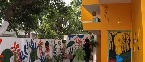 Overnattingsstedets uteområder