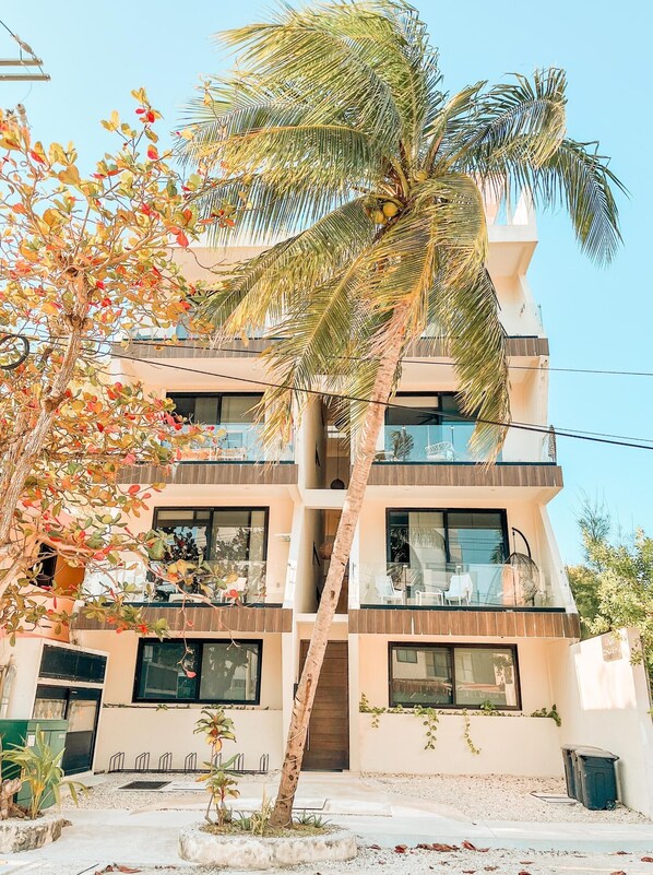 Voorkant van accommodatie