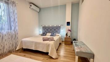 2 dormitorios, tabla de planchar con plancha, wifi y ropa de cama