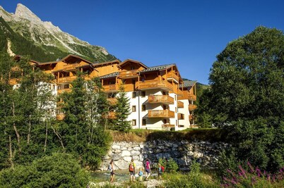 Fitness, piscina, sauna, balcón, parking, tv, local para esquís, 30m², Pralognan-la-Vanoise