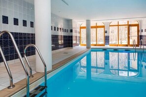 Indoor pool, a heated pool - Fitness, swimming pool, sauna, balcony, parking, tv, ski locker, 36m², Pralognan-la-Vanoise (Pralognan-la-Vanoise)