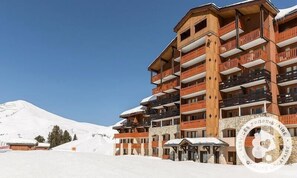 Exterior - Resort center, balcony, tv, ski locker, 22m², La Plagne (La Plagne)