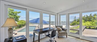 Amazing Beachfront Water Mill Home with Private Pool and Hot Tub, Perfect...