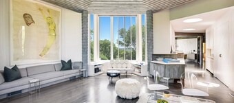Modernist Montauk Home with Heated Pool, Close to Lake Montauk and Ditch...