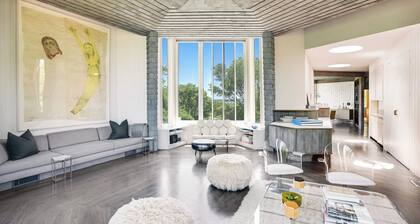 Modernist Montauk Home with Heated Pool, Close to Lake Montauk and Ditch...