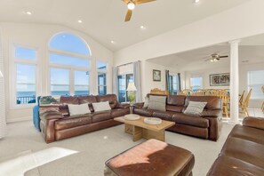 Smart TV, foosball - Oceanfront 7BR Home w/ Pool, Hot Tub. Sleeps 20 (Virginia Beach)