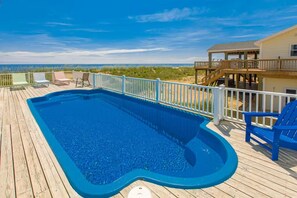 Pool - Oceanfront 7BR Home w/ Pool, Hot Tub. Sleeps 20 (Virginia Beach)