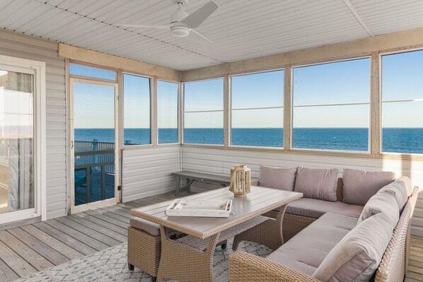 Smart TV, foosball - Oceanfront 7BR Home w/ Pool, Hot Tub. Sleeps 20 (Virginia Beach)