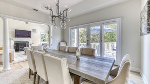 Interior - Modern, coastal-style home with flooding natural light, a private pool, a... (East Hampton)