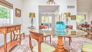 Dining - Contemporary home with seamless indoor and outdoor living areas, heated... (Southampton)