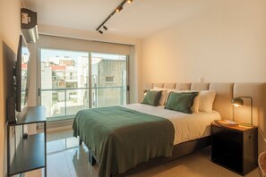 Deluxe-Studio, Balkon, Stadtblick