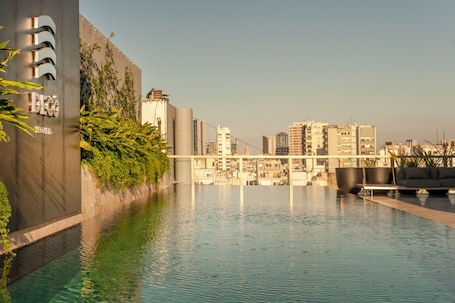 Indoor pool, seasonal outdoor pool