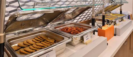 매일 무료 아침 식사 포함