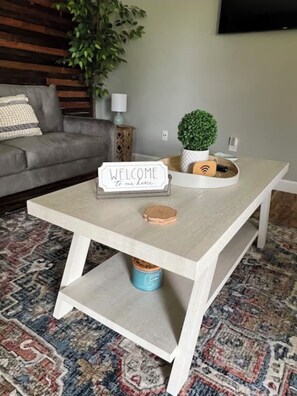 TV connectée, cheminée