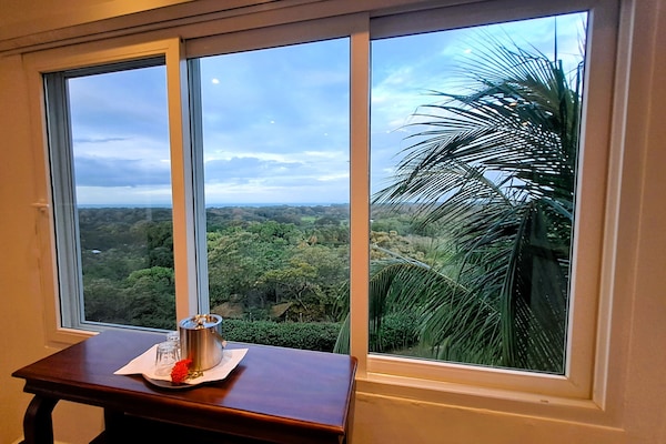 Suite junior, balcón, vista al lago | Edredón, minibar y caja de seguridad en la habitación