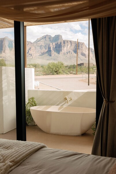 Lyra 02: A luxury studio with outdoor soaking tub and deck, Lyra #2