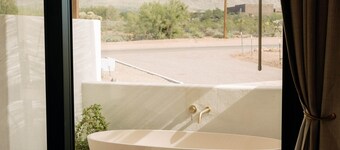 Lyra 01: A luxury studio with outdoor soaking tub and deck, Lyra #1